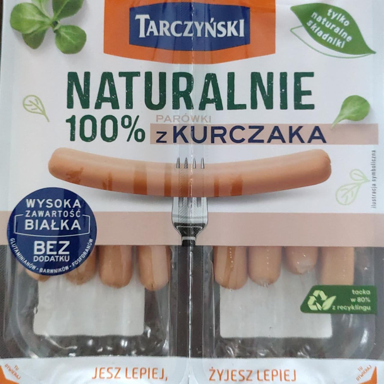 Fotografie - parówki z kurczaka naturalnie 100% Tarczyński