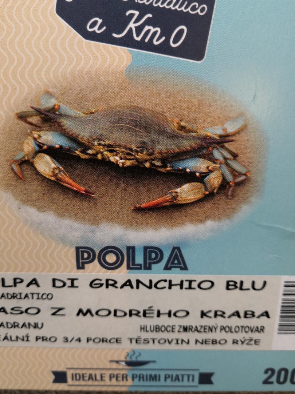 Fotografie - Polpa di Granchio Blue Maso z modrého kraba