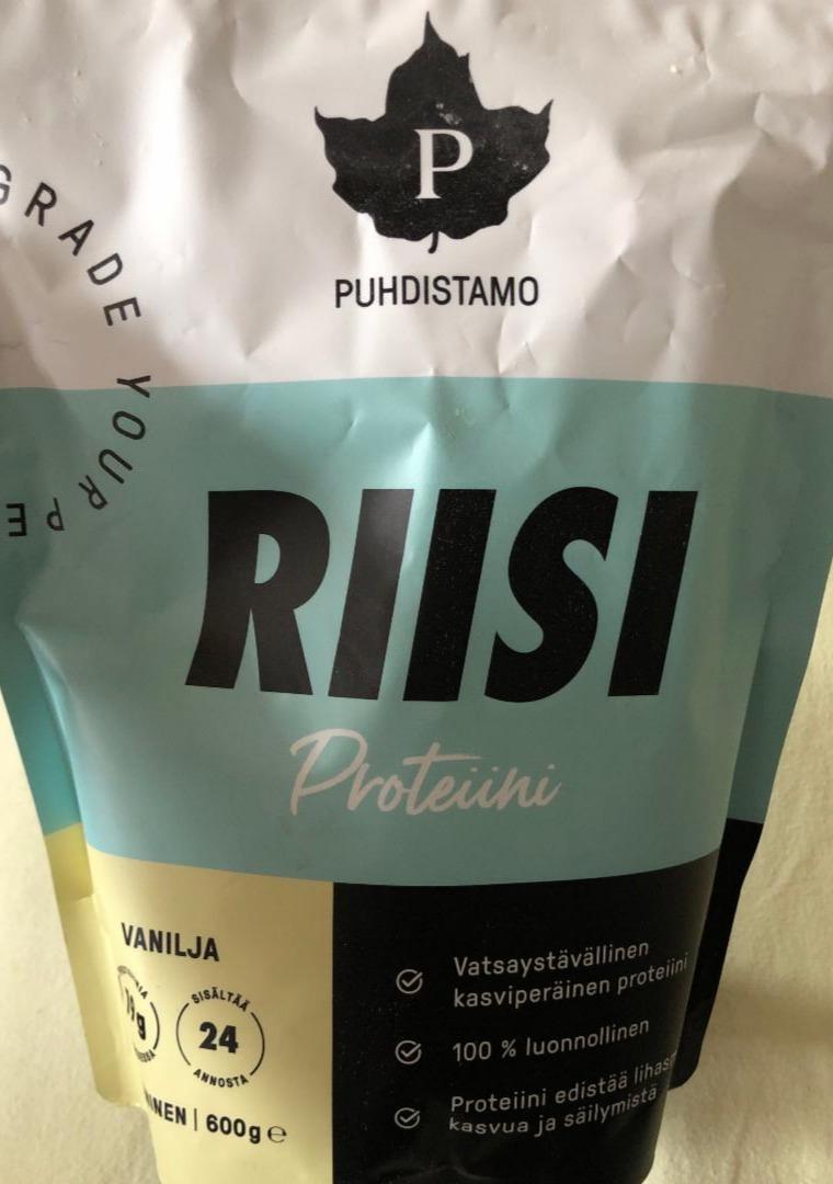 Fotografie - Rýžový vegan protein vanilka RIISI Puhdistamo proteinu