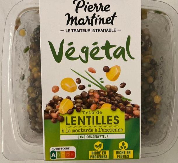Fotografie - trio de lentilles čočkový salát Pierre Martinet