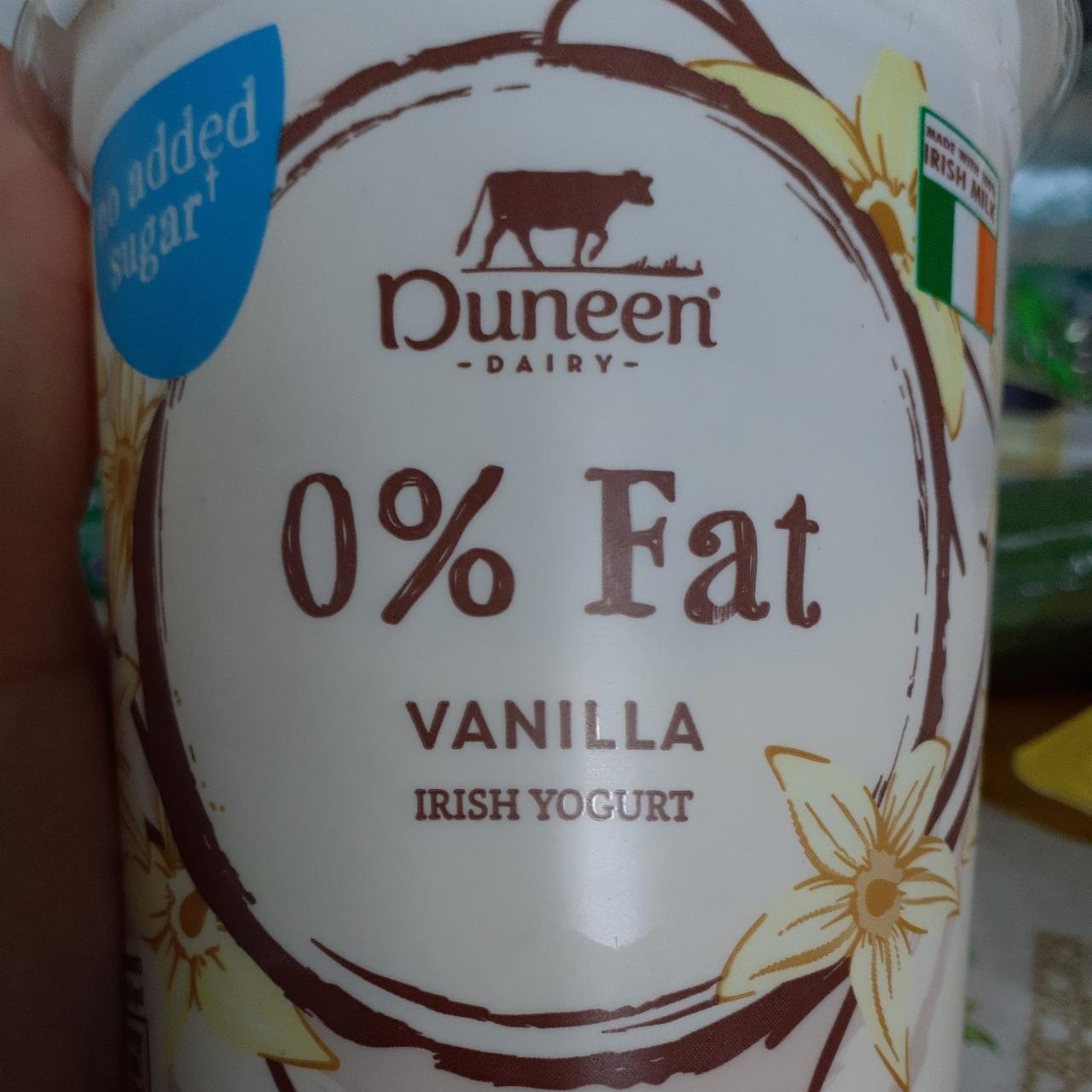 Fotografie - 0% Fat Vanilla Irish yogurt Duneen