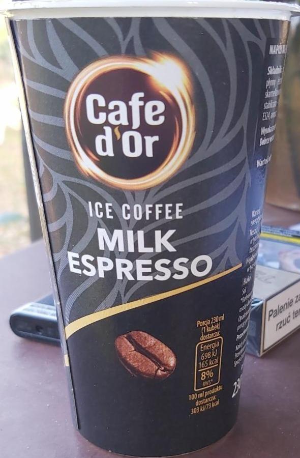 Fotografie - Ice Coffee Milk Espresso Cafe d'Or