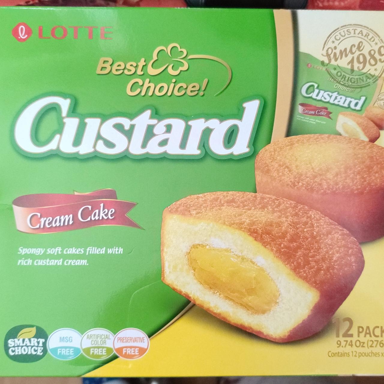 Fotografie - Best Choice! Custart Cream Cake Lotte