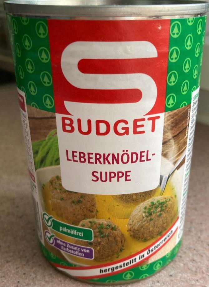Fotografie - hovězí polévka s játrovými knedlíčky S Budget