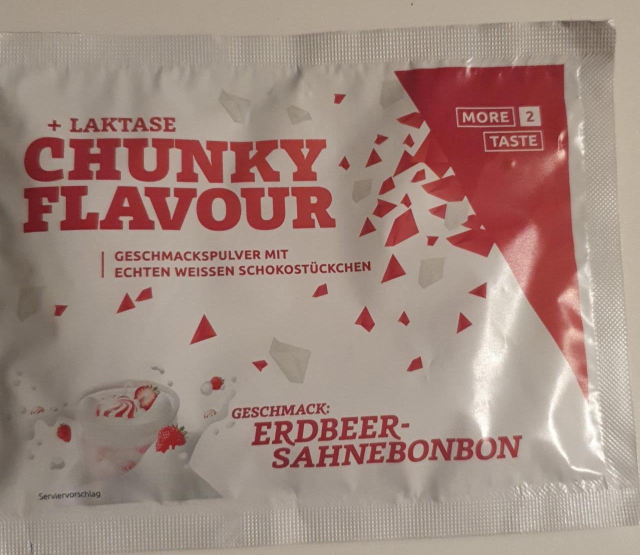 Fotografie - Chunky Flavour Erdbeer-Sahnebonbon More Nutrition