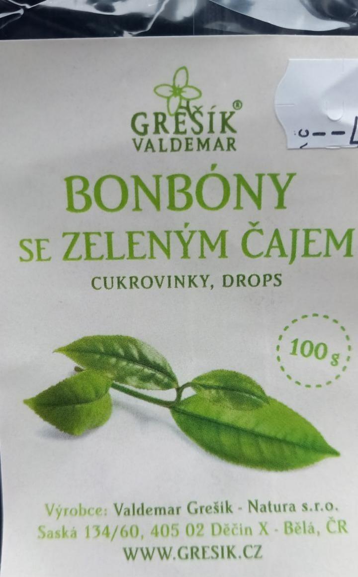 Fotografie - Bonbóny se zeleným čajem Grešík Valdemar