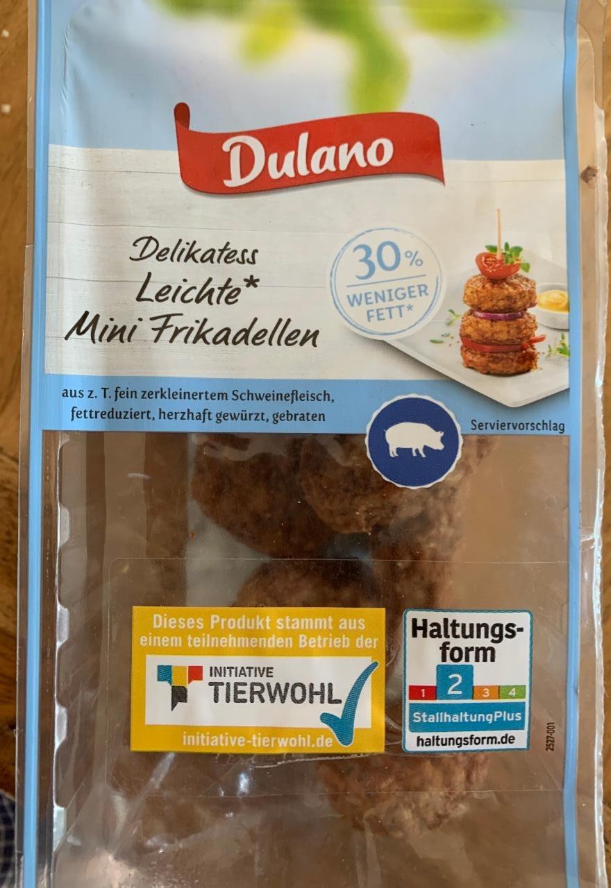 Delikatess Leichte Mini Frikadellen Dulano - kalorie, kJ a nutriční hodnoty