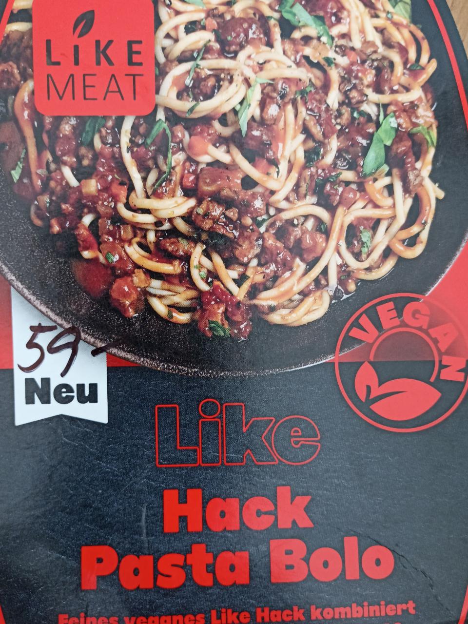 Fotografie - Vegan Like Hack Pasta Bolo Like meat