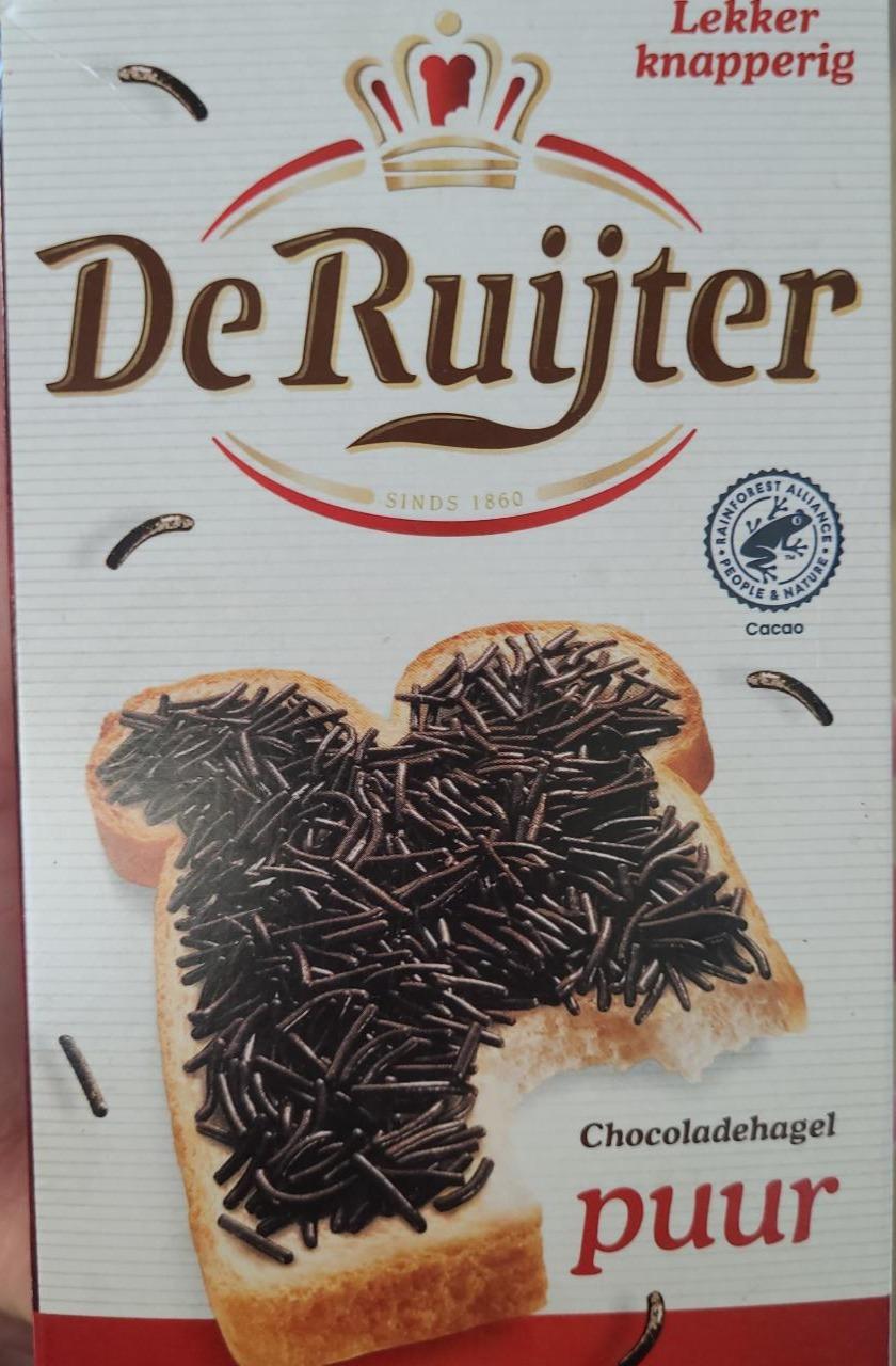 Fotografie - Chocoladehagel puur De Ruijter