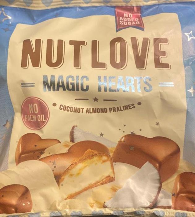Fotografie - Nutlove magic hearts coconut almond pralines Allnutrition