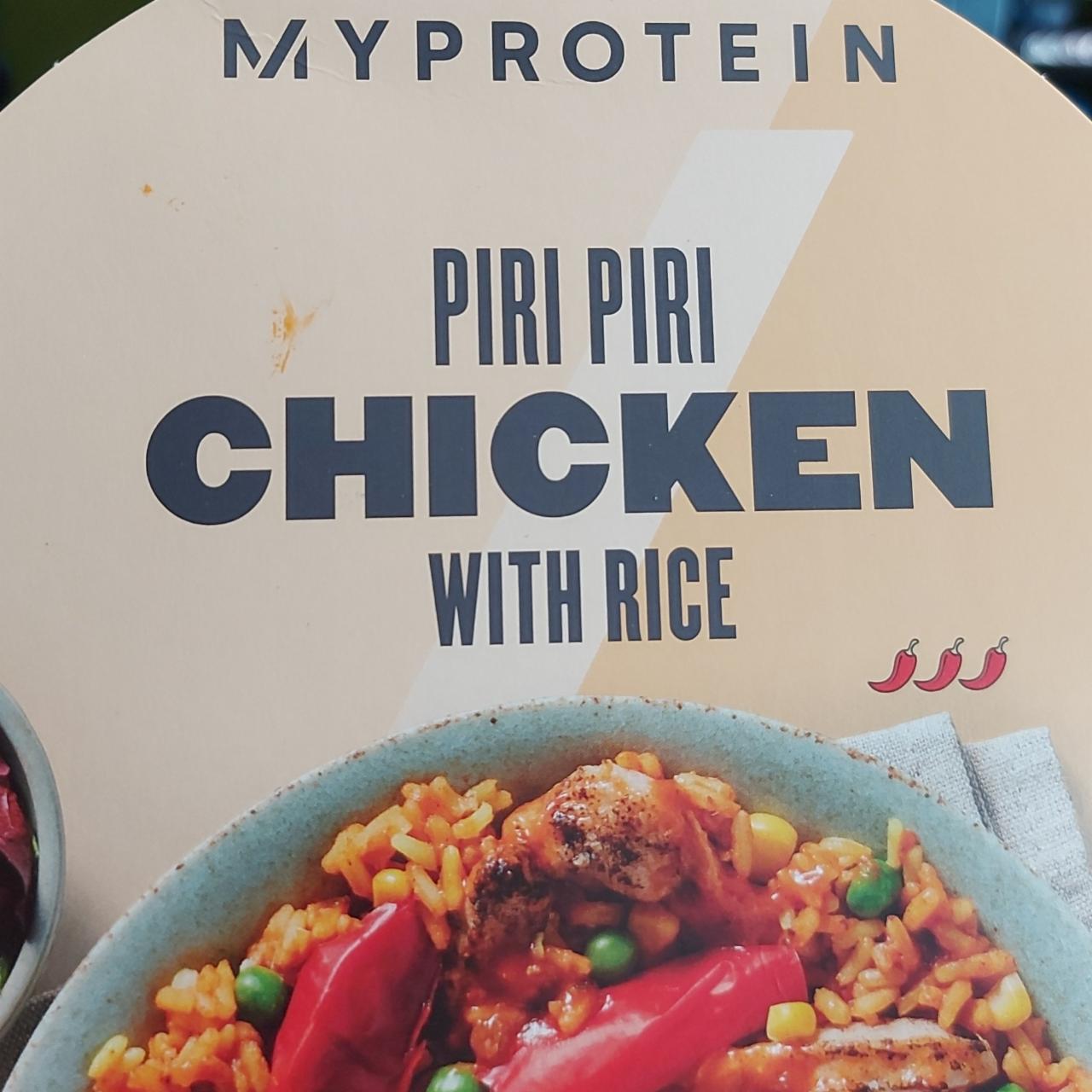 Fotografie - Piri piri chicken with rice Myprotein