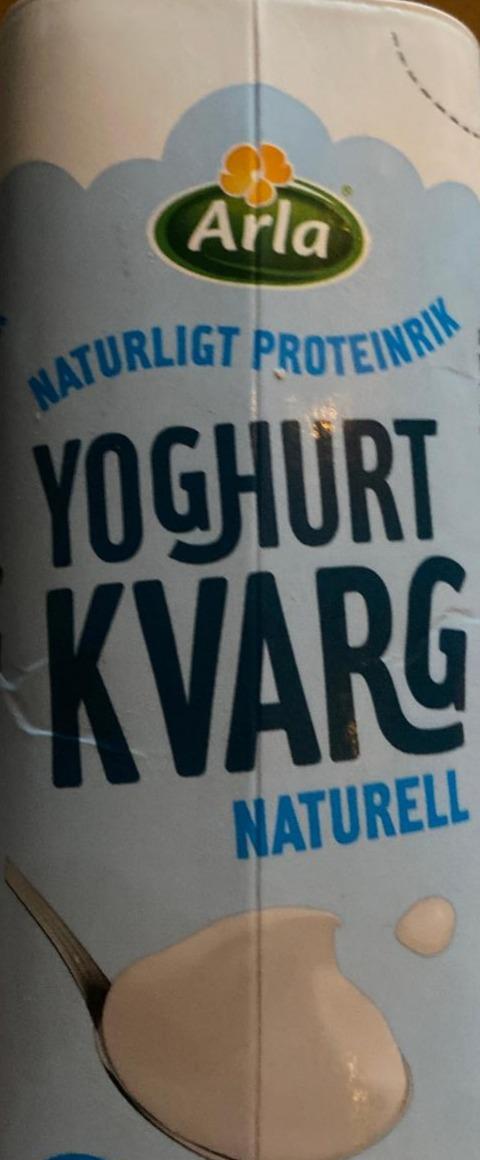 Fotografie - Yoghurt kvarg naturell Arla