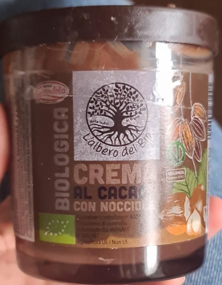 Fotografie - Crema al cacao con nocciole biologica Gandola