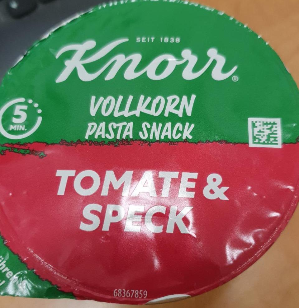 Fotografie - Vollkorn Pasta Snack Tomato & Speck Knorr