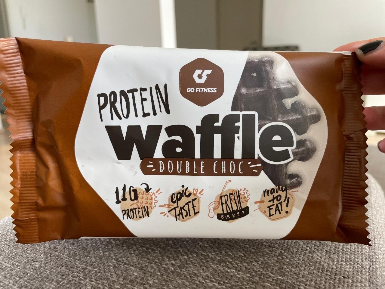 Fotografie - Protein Waffle double choc Go Fitness