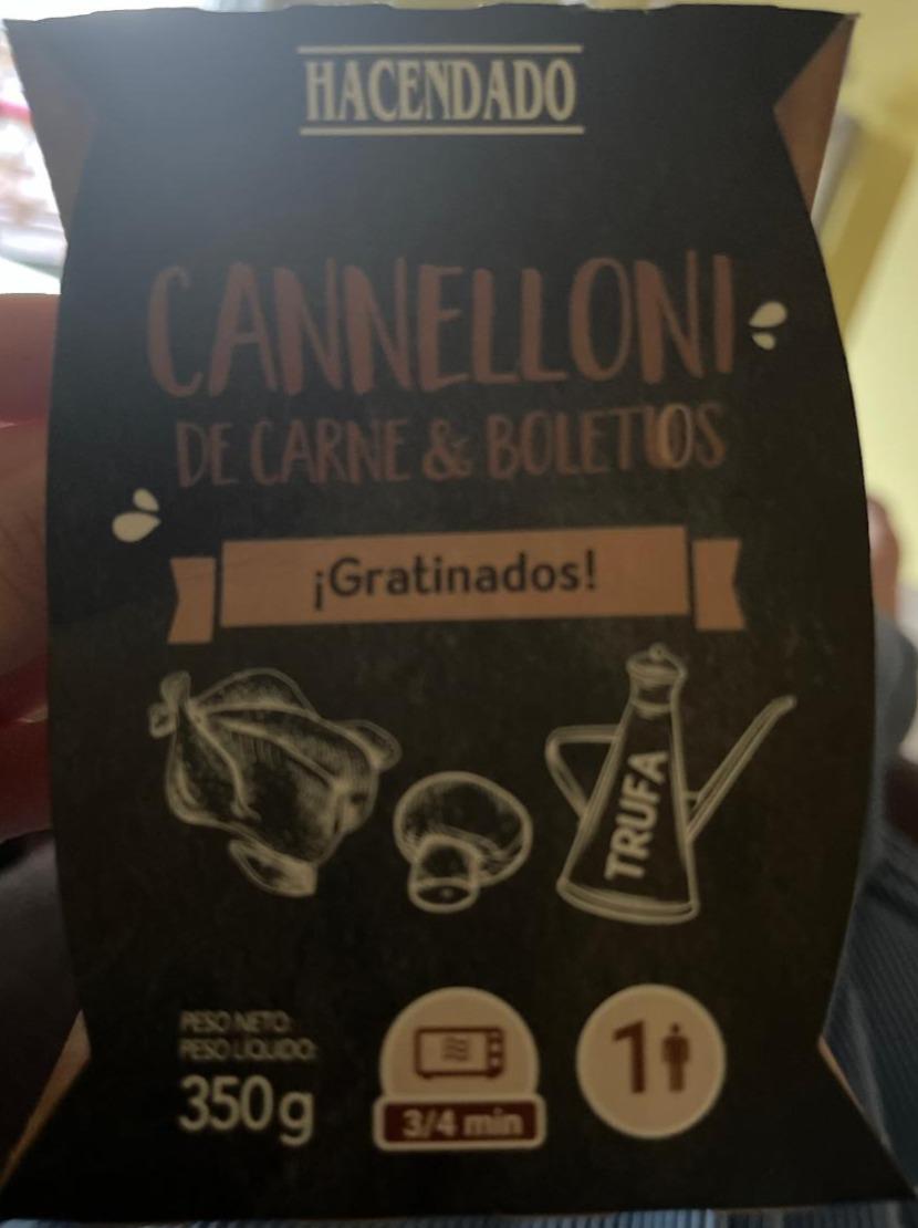 Fotografie - Cannelloni de carne & boletous Hacendado