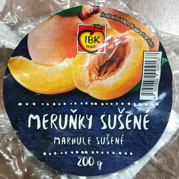 Fotografie - meruňky sušené IBK trade