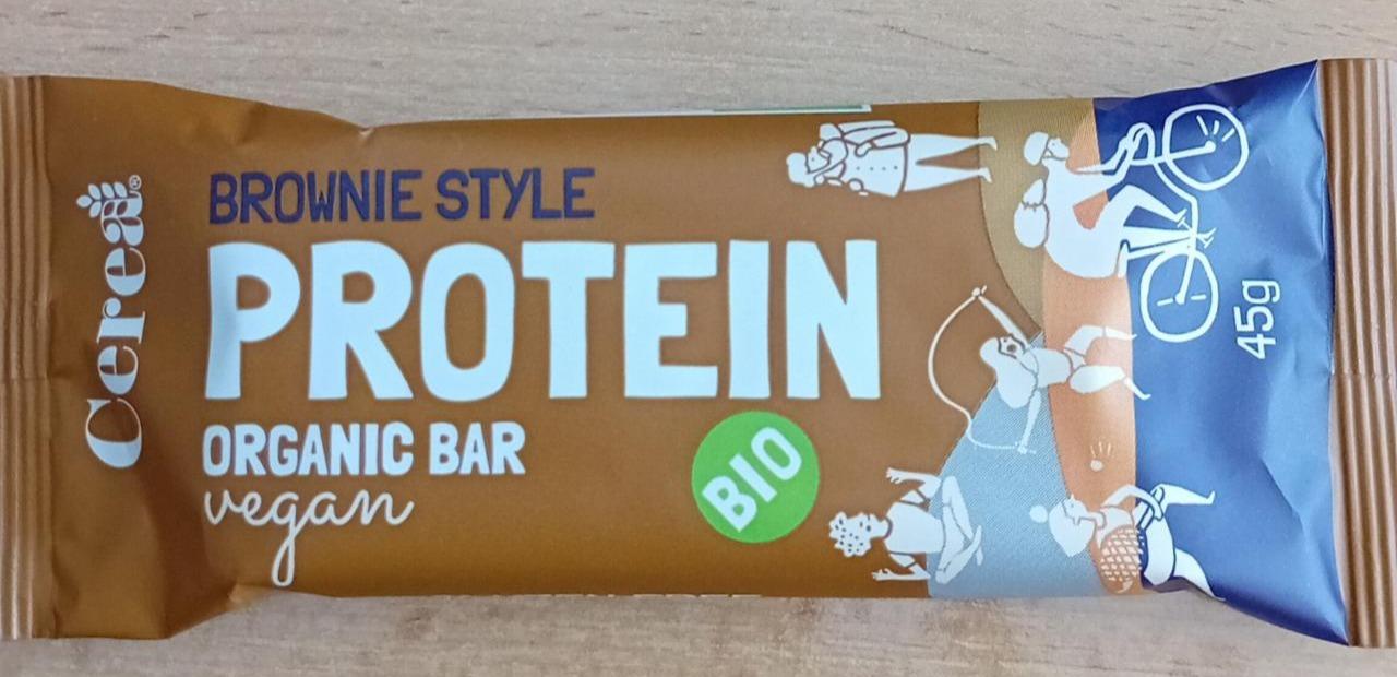 Fotografie - Protein organic bar vegan Brownie style Cerea
