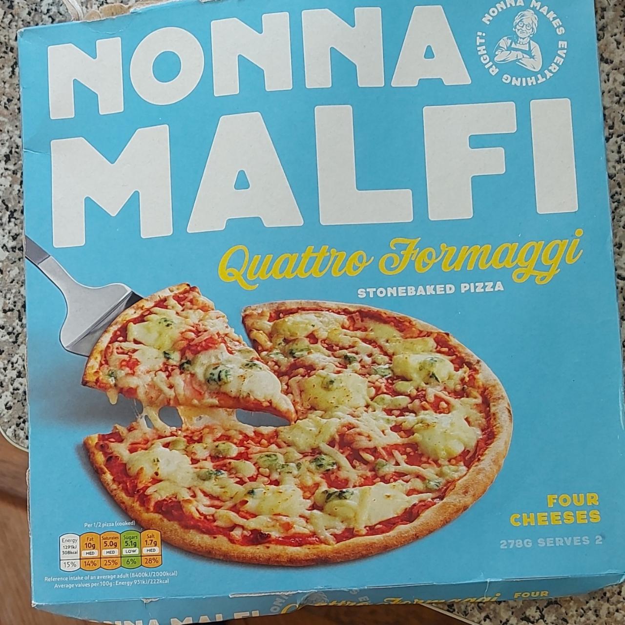 Fotografie - Quattro Formaggi Stonebaked Pizza Nonna Malfi
