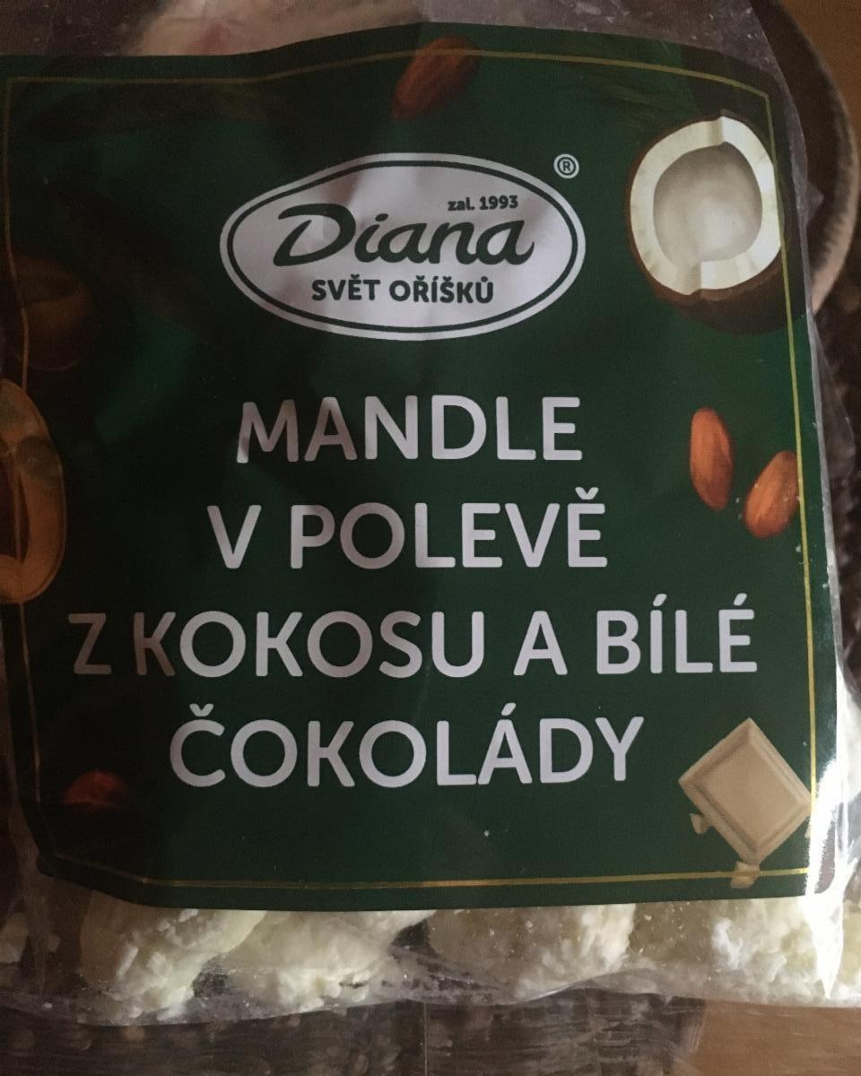 Fotografie - Mandle v polevě z kokosu a bílé čokolády Diana Svět oříšků