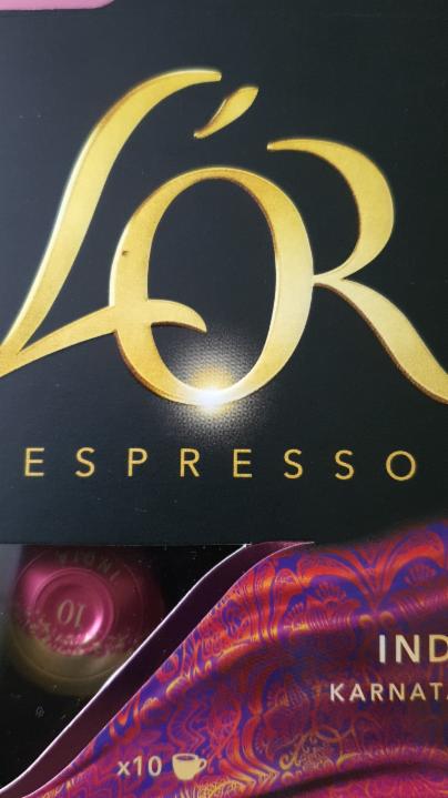 Fotografie - Espresso India karnataka L´or