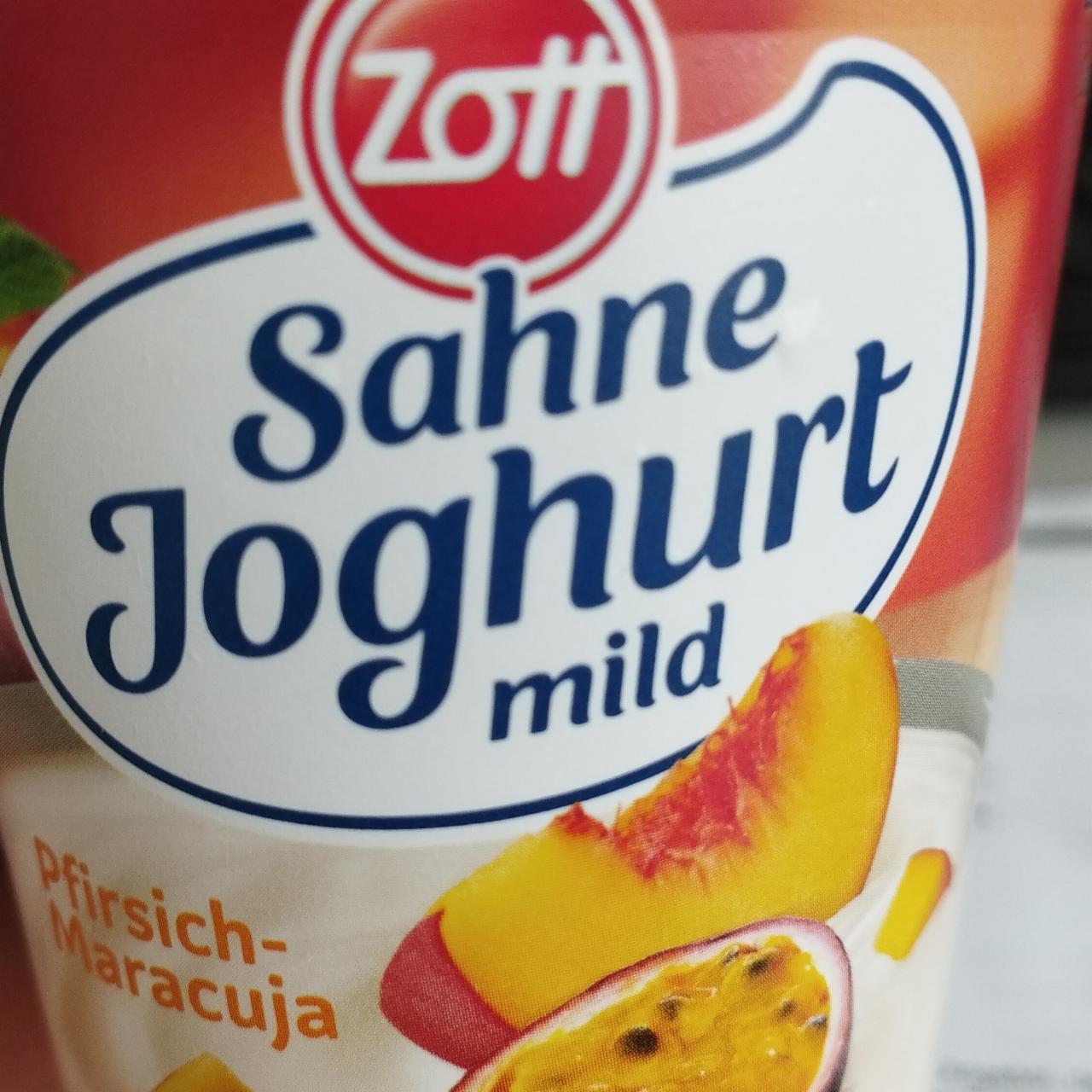 Fotografie - Sahne Joghurt mild Pfirsich - Maracuja Zott