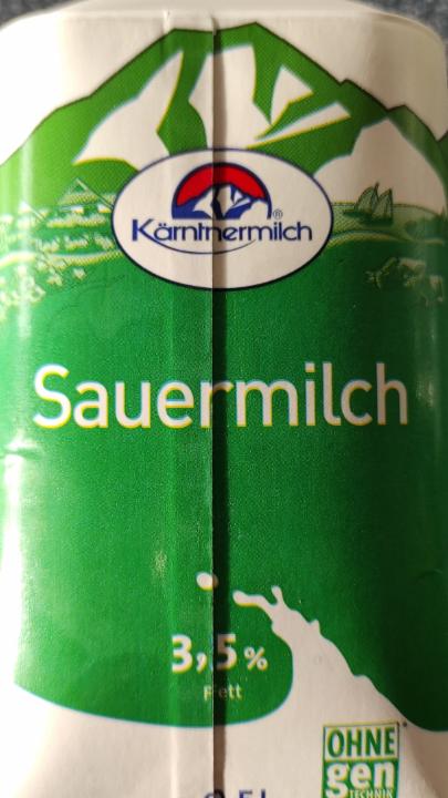 Fotografie - Sauermilch 3,5% fett Kärntermilch