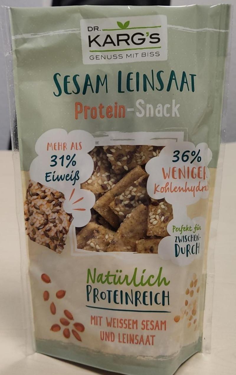 Fotografie - Sesam Leinsaat Protein-Snack Dr. Karg's