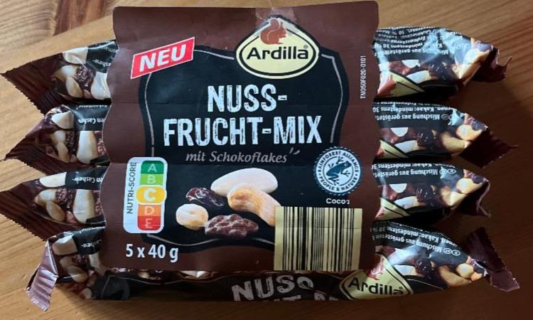 Fotografie - Nisa Frucht-Mix mit Schokoflakes Ardilla