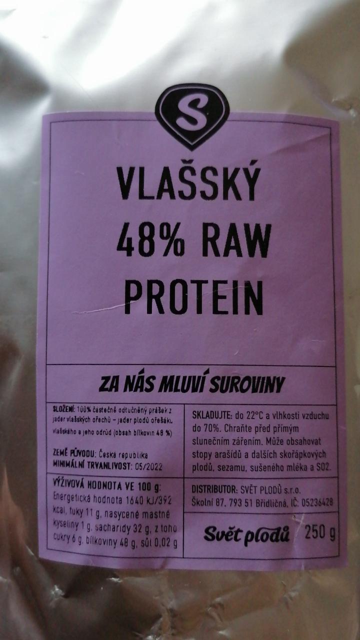 Fotografie - Vlašský 48% Raw Protein Svět plodů