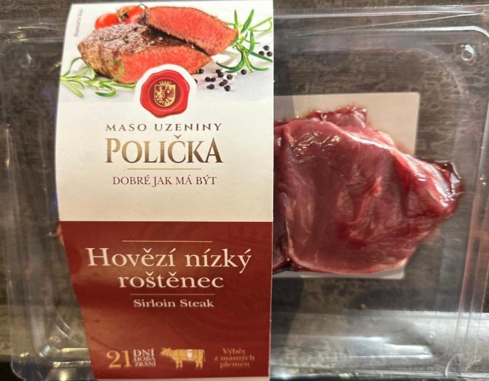 Fotografie - Hovězí nízký roštěnec Sirloin Steak z krávy Polička