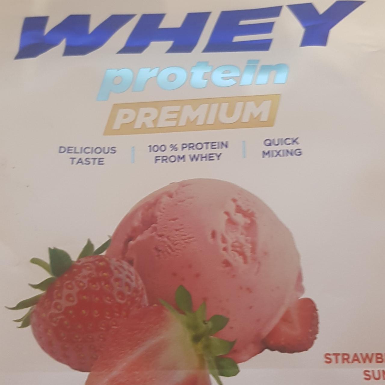 Fotografie - Whey protein premium strawberry Allnutrition