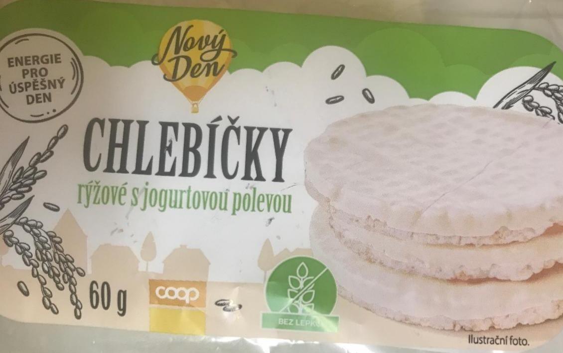 Fotografie - Chlebíčky rýžové s jogurtovou polevou Nový den