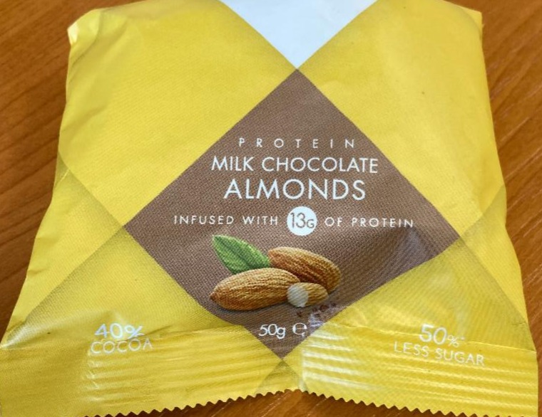 Fotografie - Protein Milk Chocolate Almonds Cocoa+