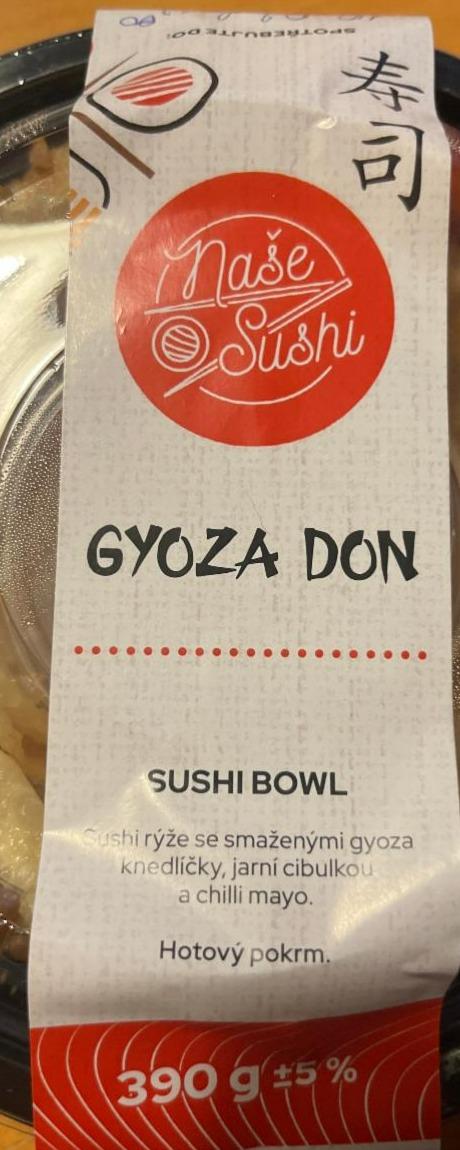 Fotografie - Gyoza Don Sushi Bowl Naše Sushi