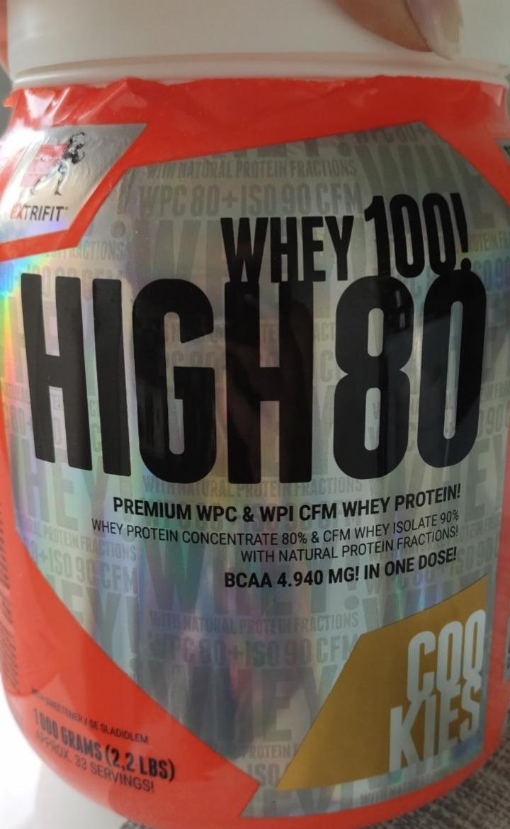 Fotografie - High Whey 80 cookies Extrifit
