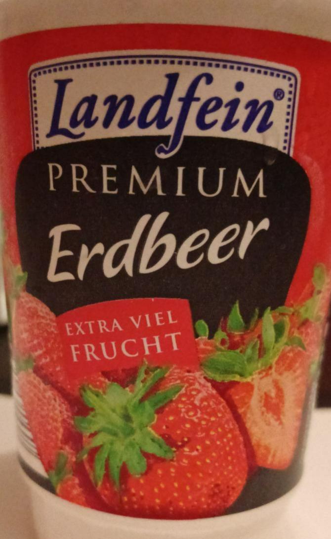 Fotografie - jogurt Premium Erdbeer Landfein