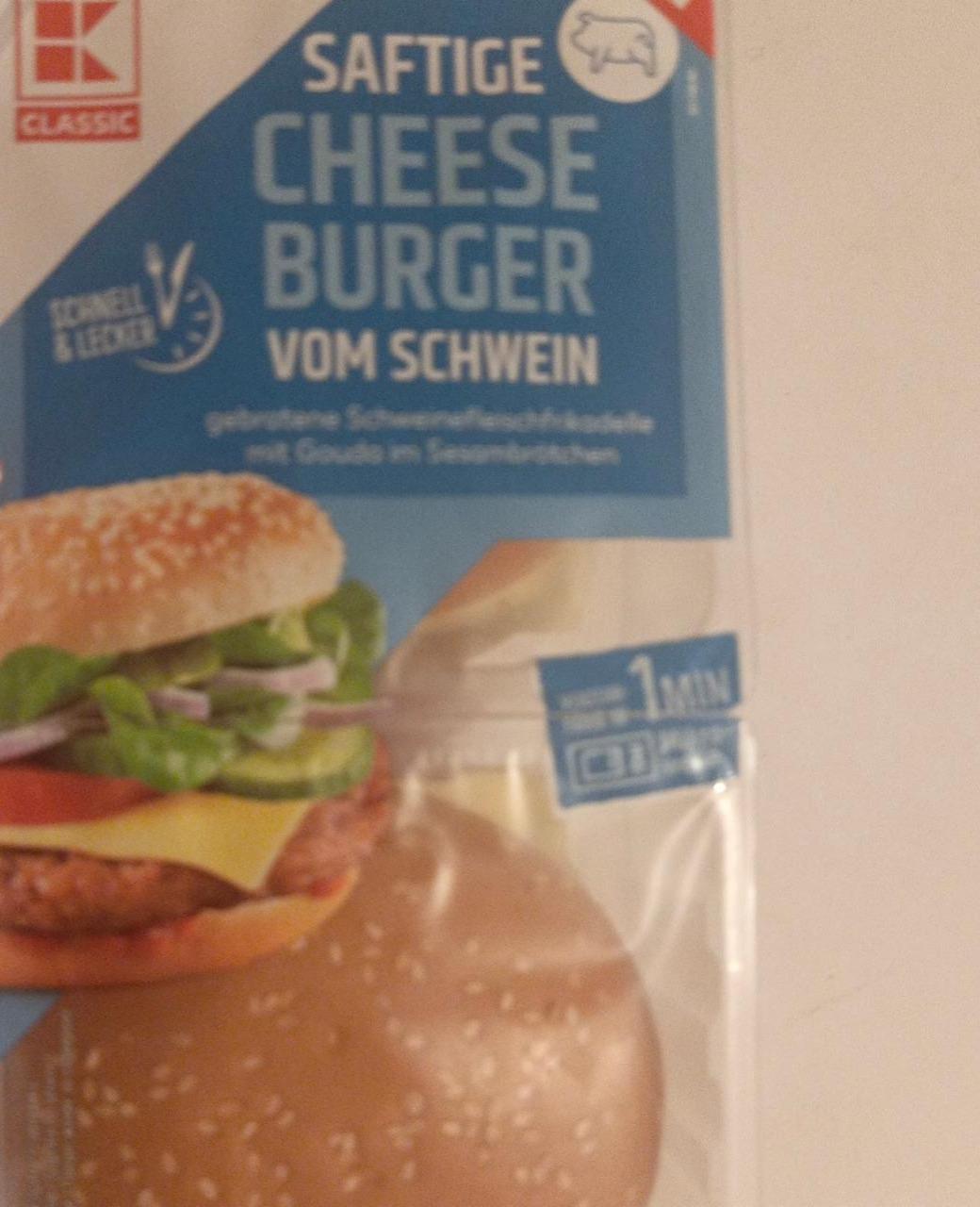 Fotografie - Saftige Cheese Burger vom Schwein K-Classic