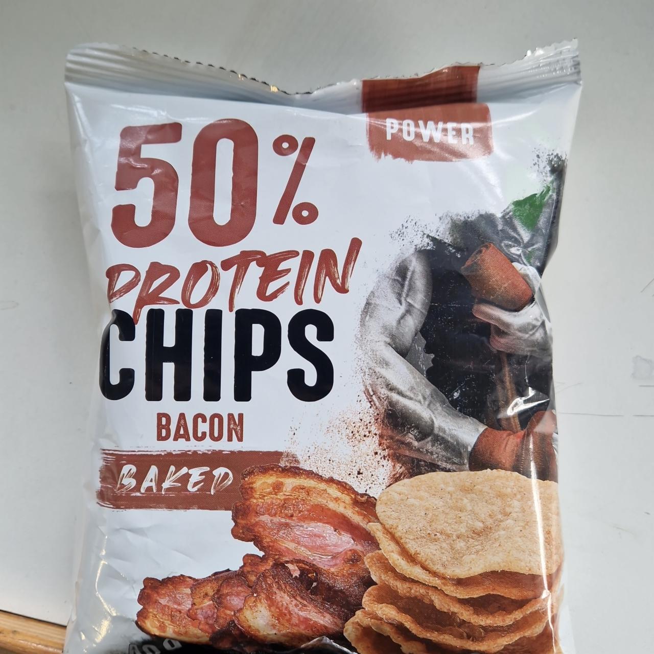 Fotografie - 50% protein Chips Bacon baked Power