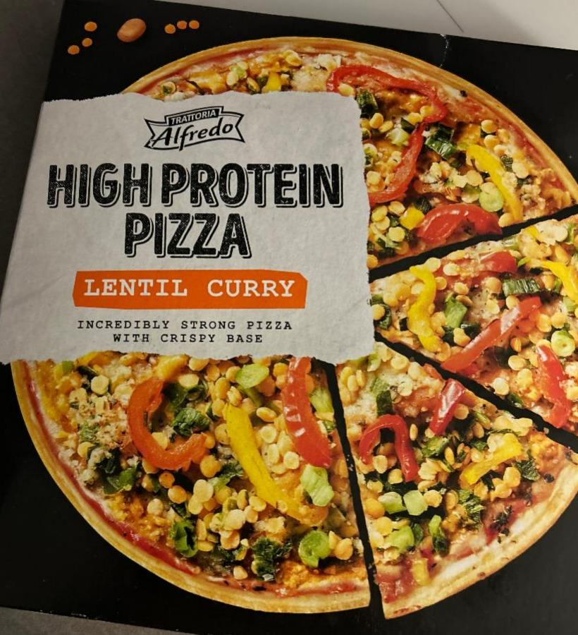 Fotografie - High protein pizza Lentil curry Trattoria Alfredo