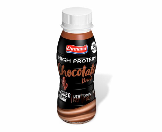 Fotografie - High Protein Chocolate Drink Ehrmann