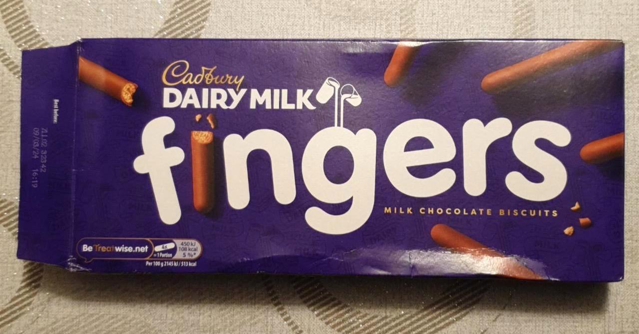 Fotografie - Dairy Milk Fingers Cadbury