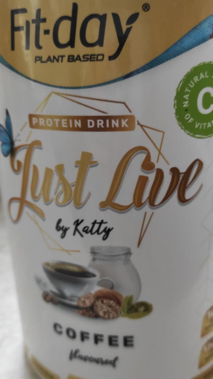 Fotografie - Fit-day Just Live protein drink Cofee
