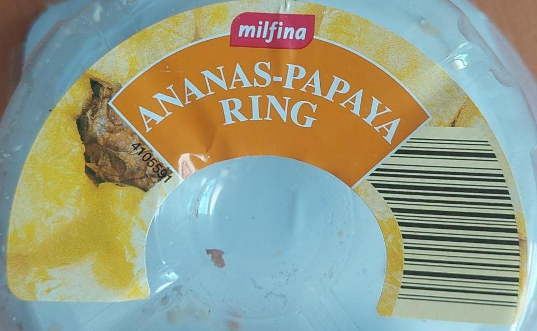 Fotografie - Ananas-papaya ring Milfina