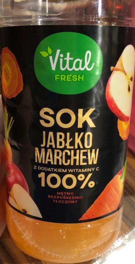 Fotografie - 100% Sok Jabłko Marchew Vital fresh