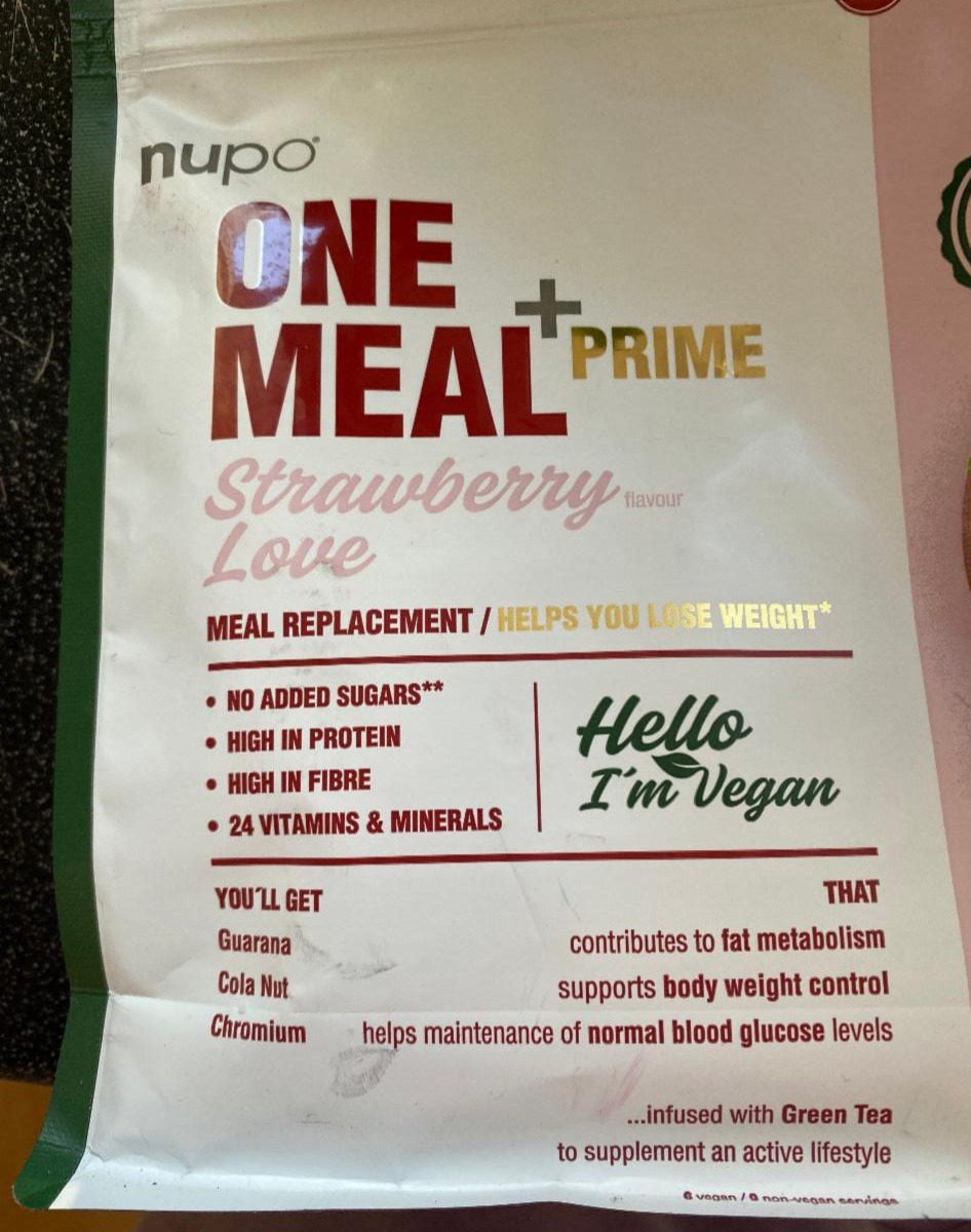 Fotografie - One Meal + Prime Strawberry Love Nupo