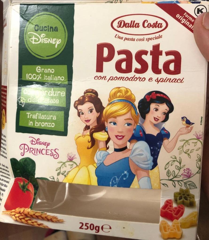 Fotografie - Disney Princess Pasta con pomodoro e spinaci Dalla Costa