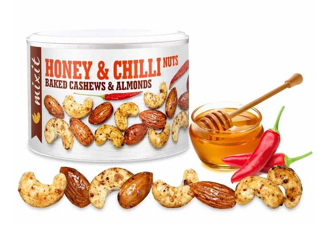 Fotografie - Honey & Chilli Nuts baked cashews & almonds Mixit