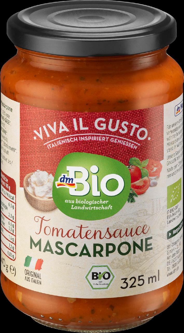 Fotografie - Bio omáčka rajčatová s mascarpone dmBio