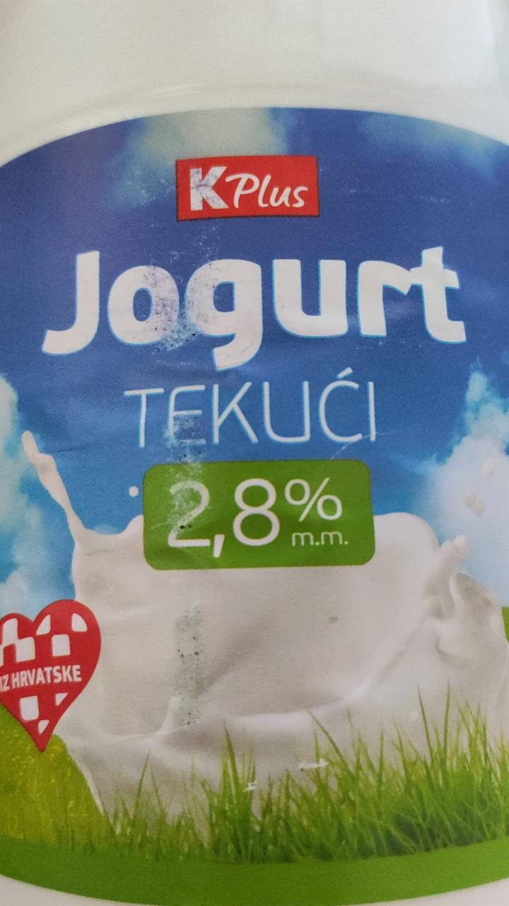 Fotografie - Tekući jogurt 2,8% m.m. KPlus